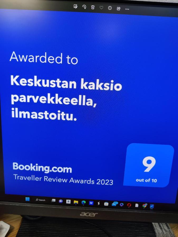 شقة Keskustan Kaksio Parvekkeella, Ilmastoitu. سافونلينّا المظهر الخارجي الصورة